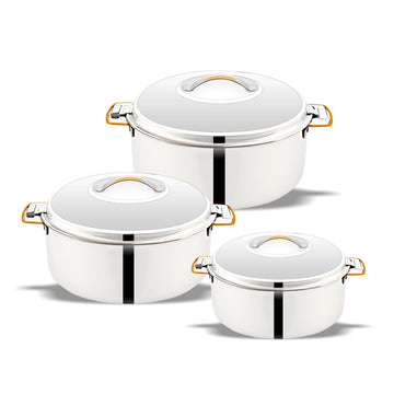 Rasha Classic Gold Hotpot-3 Pcs set